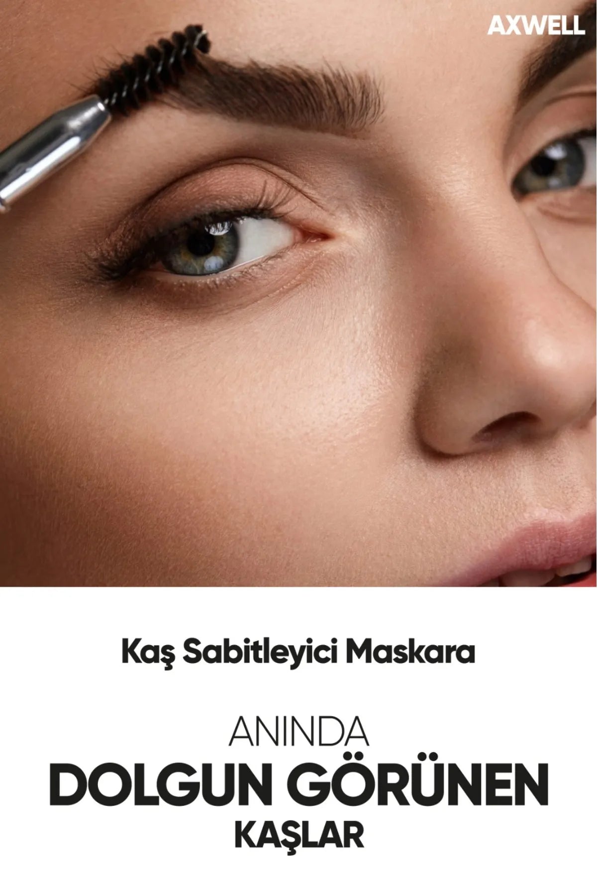 AXWELL Şeffaf Kaş Sabitleyici & Şekillendirici Jel Maskara - Eyebrow Mascara